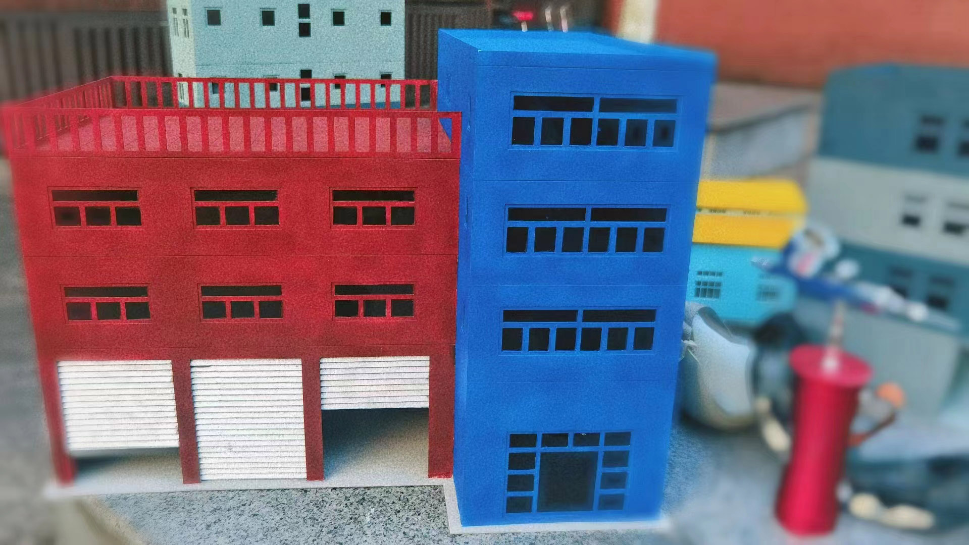 美陈--小蚁托盘机场展厅(图5)